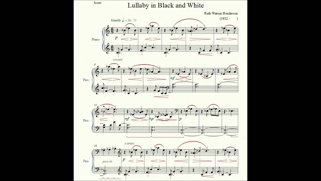brad white and pierre grill - lullaby pdf
